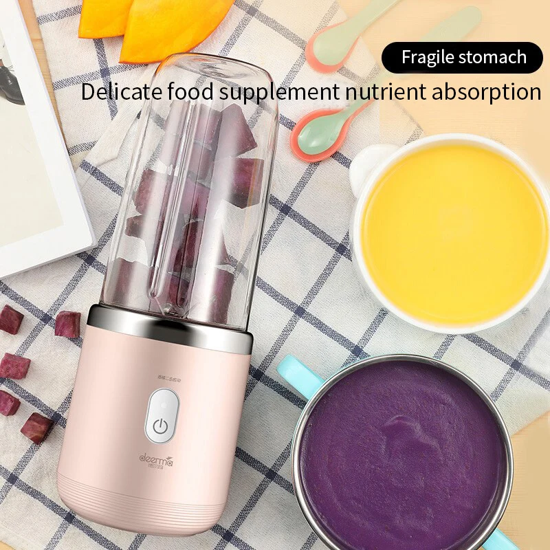 Портативный блендер Deerma мини электрический ручной для фруктов чашка экстрактор