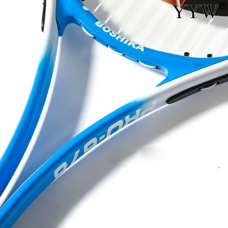 

YYW Aluminium Alloy Tennis RacketNew Arrival portable Nylon plain dyed Solid more colors for choice PC