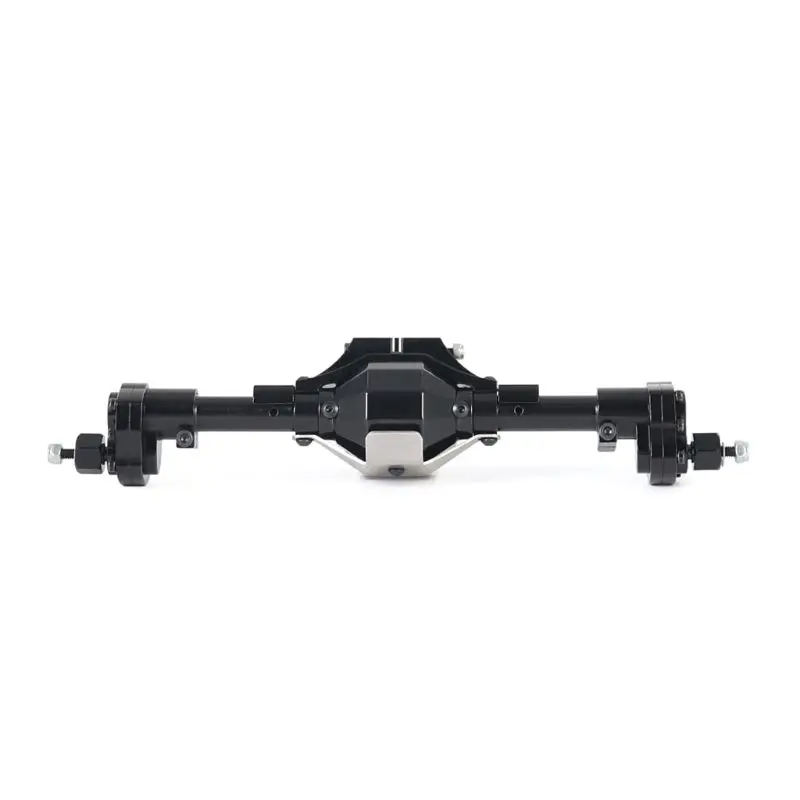 Black Металлический передний задний портальный мост для 1/10 RC Гусеничный Axial-SCX10 90046 90047 - Цвет: Black