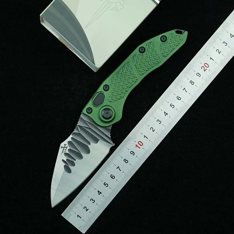 

Складной нож LEMIFSHE OEM MT, клинок Mark M390 с алюминиевой ручкой, для выживания на природе, кемпинга, кухни, фруктов, инструмент для повседневного ис...