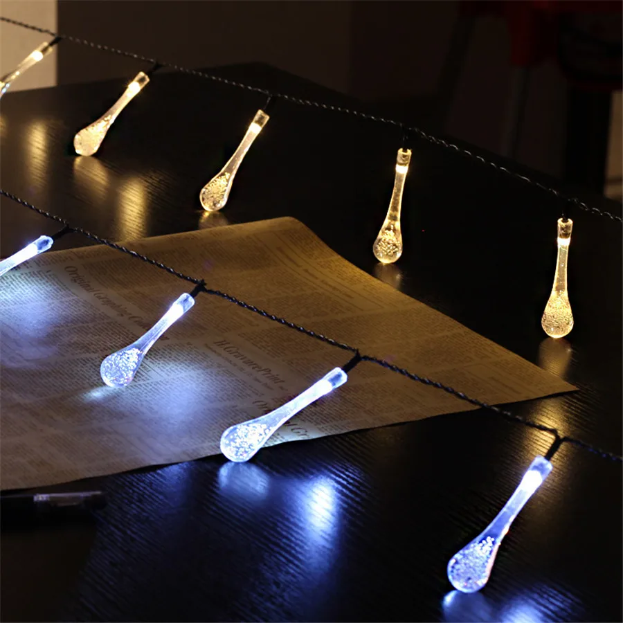 

Водонепроницаемые светильники в виде капли, 5 м, 20 светодиодов, 220 В переменного тока