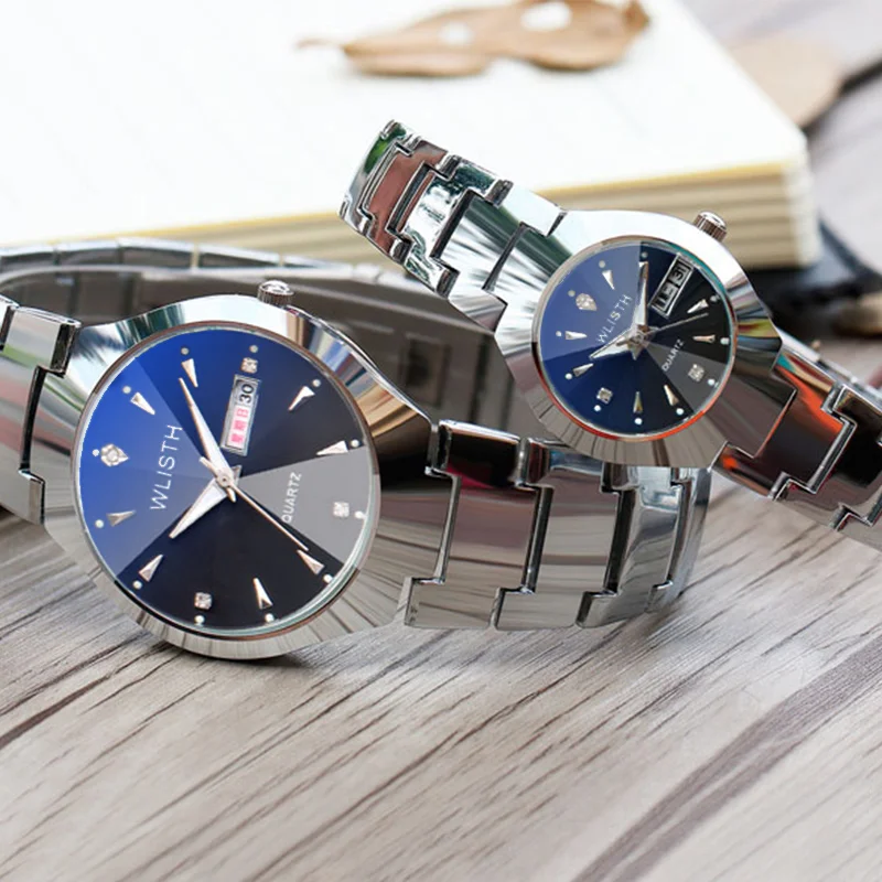 Часы WLISTH женские кварцевые водонепроницаемые наручные с календарем из