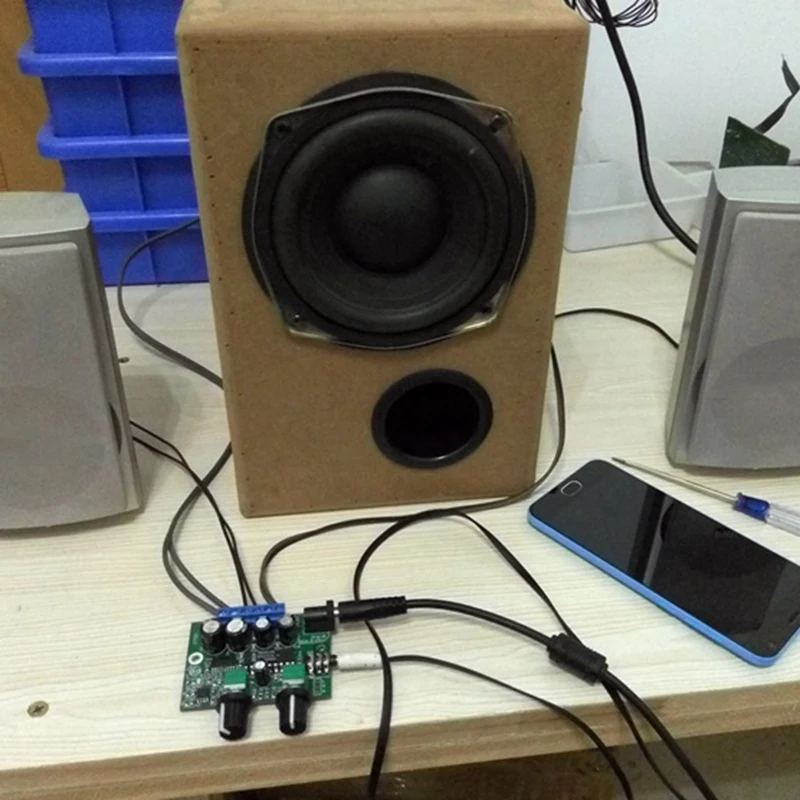 HIFI TDA2030 2 1 Сабвуфер стерео o цифровой усилитель мощности плата Бас выход 6 Вт X2 + 25 |