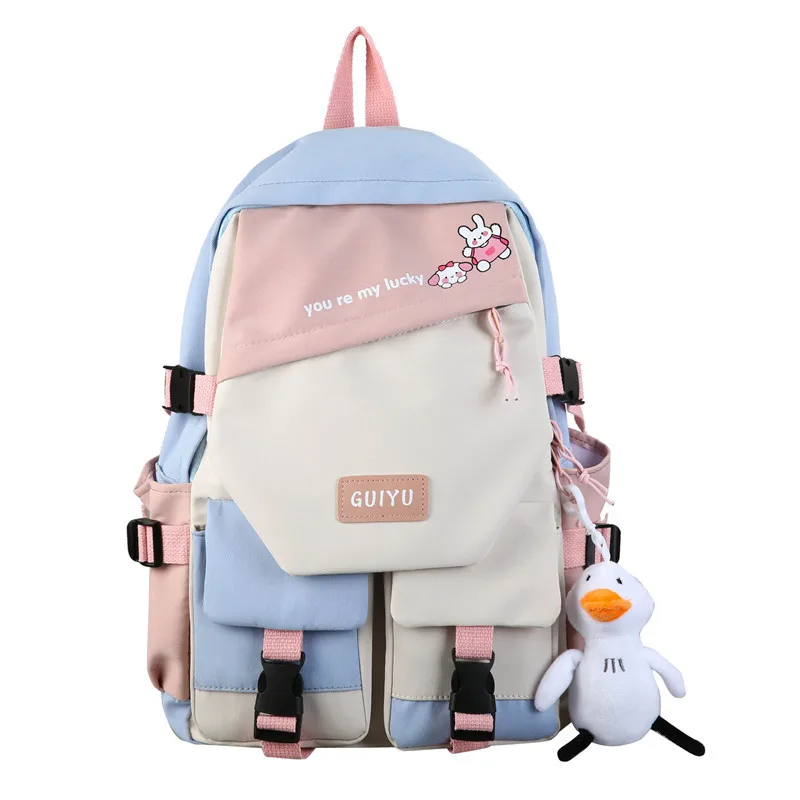 

Axzspdy women's school bags female shoulder bag primary school students 3 to 6 grade high school college girls school backpack