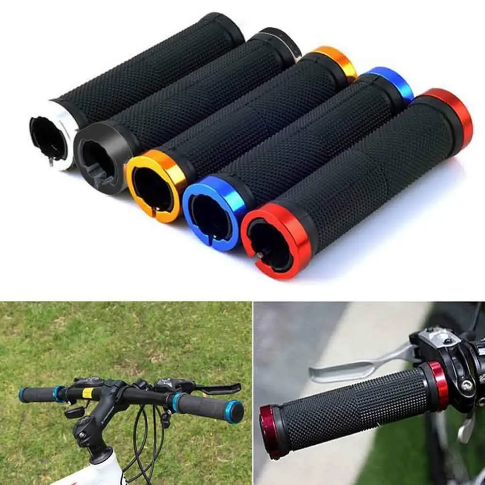 1 пара MTB горный велосипед Велоспорт Нескользящая резиновая ручка Обложка