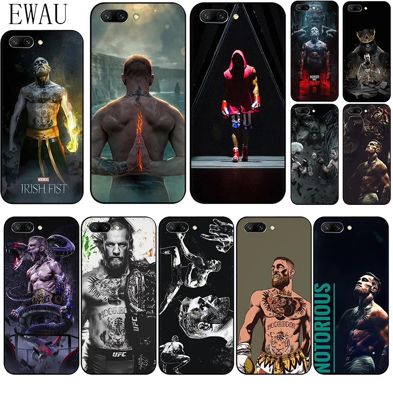 EWAU UFC Конор Макгрегор силиконовый чехол для телефона для Huawei Honor 6a 7A Pro 7C 7X 8X 8C 8 9 Примечание 10 Lite вид 20 9X pro