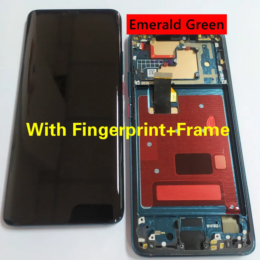 AMOLED дисплей для huawei mate 20 Pro ЖК-экран с рамкой+ отпечаток пальца для huawei mate 20 Pro ЖК-экран mate 20 PRO ЖК - Цвет: Green With Frame