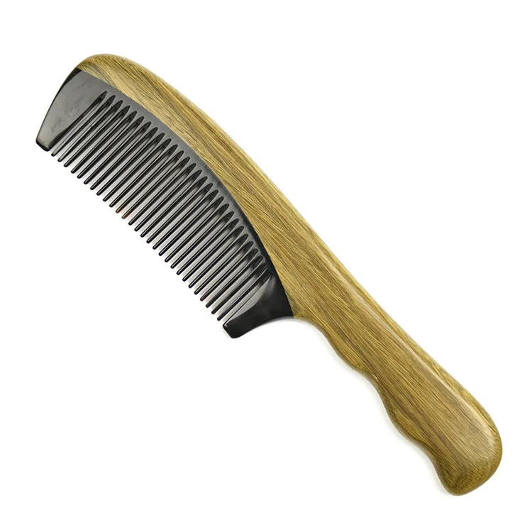 Сандаловый гребень Средний зуб сандаловое дерево благовония рог буйвола садовый