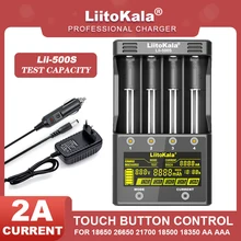 Liitokala Lii-500 Lii-500S Lii-S8 LCD 3.7V 18650 18350 18500 21700 14500 26650 16340 AA NiMH Lithium-Battery Charger