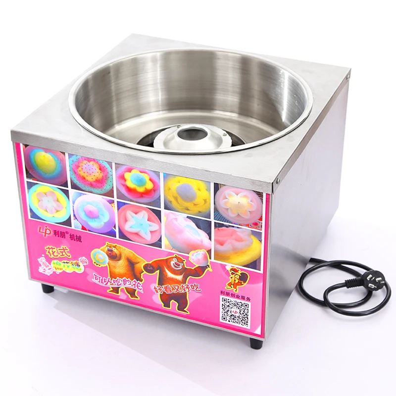 

Аппарат для изготовления сладкой ваты, полностью автоматический, с электрическим подогревом, цветной, матовый Зефир