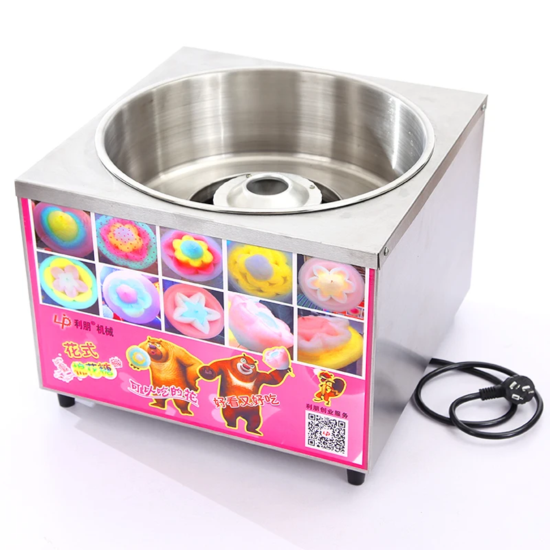 Cotton Candy Machine Business Fully Automatic Electric Heating Colored Fancy Brushed Marshmallow | Бытовая техника
