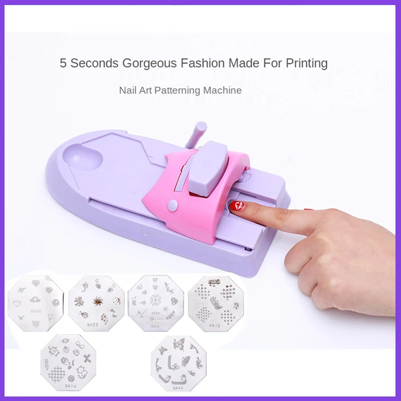 Manicure Painting Machine DIY Nail Art Printing Machine Stamp Nail Tools Set Nail Polish Decoration Printer