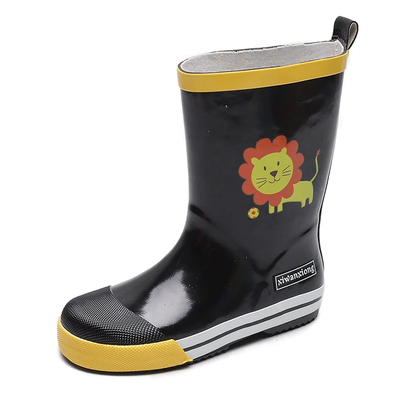 

Children Rain Boots Boy Girl Waterproof Shoes New Cartoon Dinosaur Fashion Cuhk Kids Rubber Rain Boots Non-slip Baby Water Shoes
