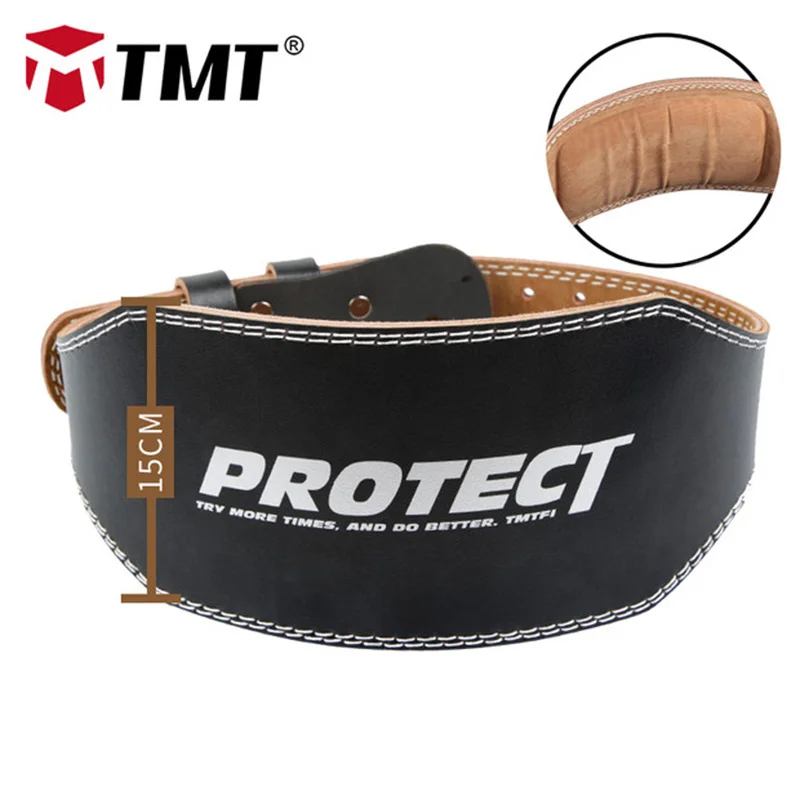 Ремень TMT мужской с пряжкой из воловьей кожи и стали | Спорт развлечения