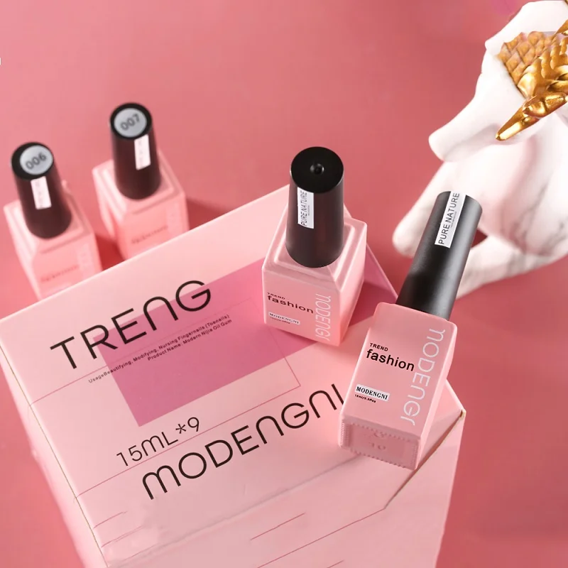 ANLYLAN набор гель-лаков для ногтей 9 шт. разных цветов маникюра лак Полуперманентная