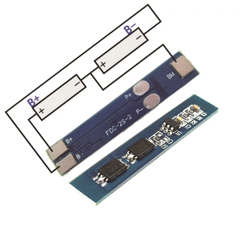 

2S 3A Li-ion Lithium Battery 7.4v 8.4V 18650 Charger Protection Board bms pcm for li-ion lipo battery cell pack