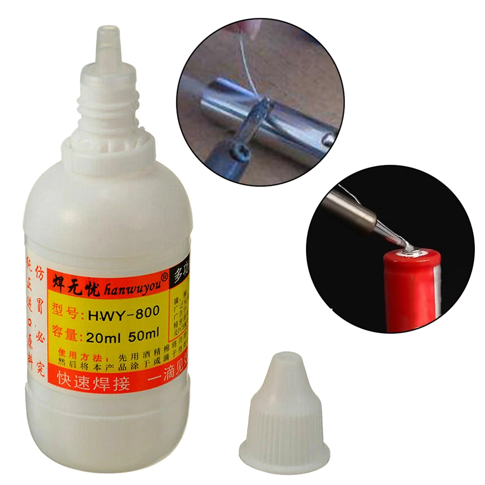 

20Ml/50Ml Stainless Steel Liquid Flux Welding Solder Non-Toxic Copper Paste Flux Liquid Solders Paste Soldering Accessories