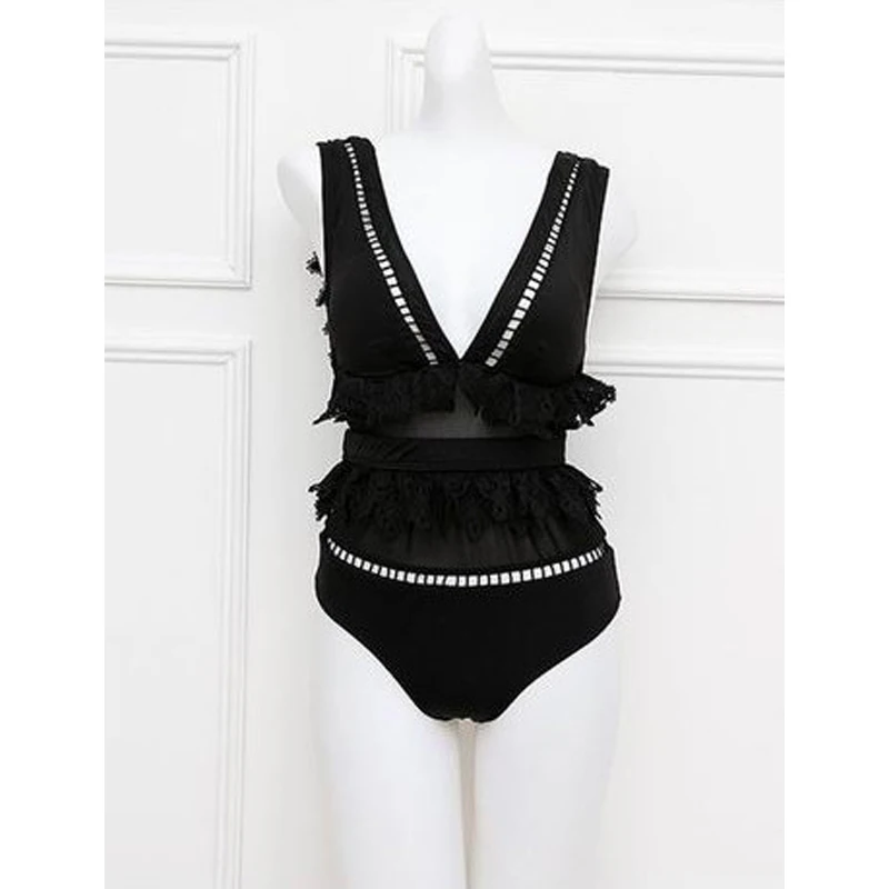 Женский купальник Plavky для девочек цельный Одежда 17 лет новый большой полый с