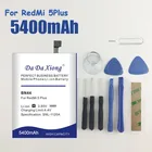 Аккумулятор BN44 5400 мАч для Xiaomi Redmi Plus Hongmi 5, подарочный набор инструментов 5,99 дюйма
