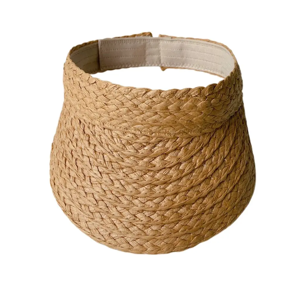 Шляпка от солнца для детей и взрослых Соломенная Панама ручной работы с