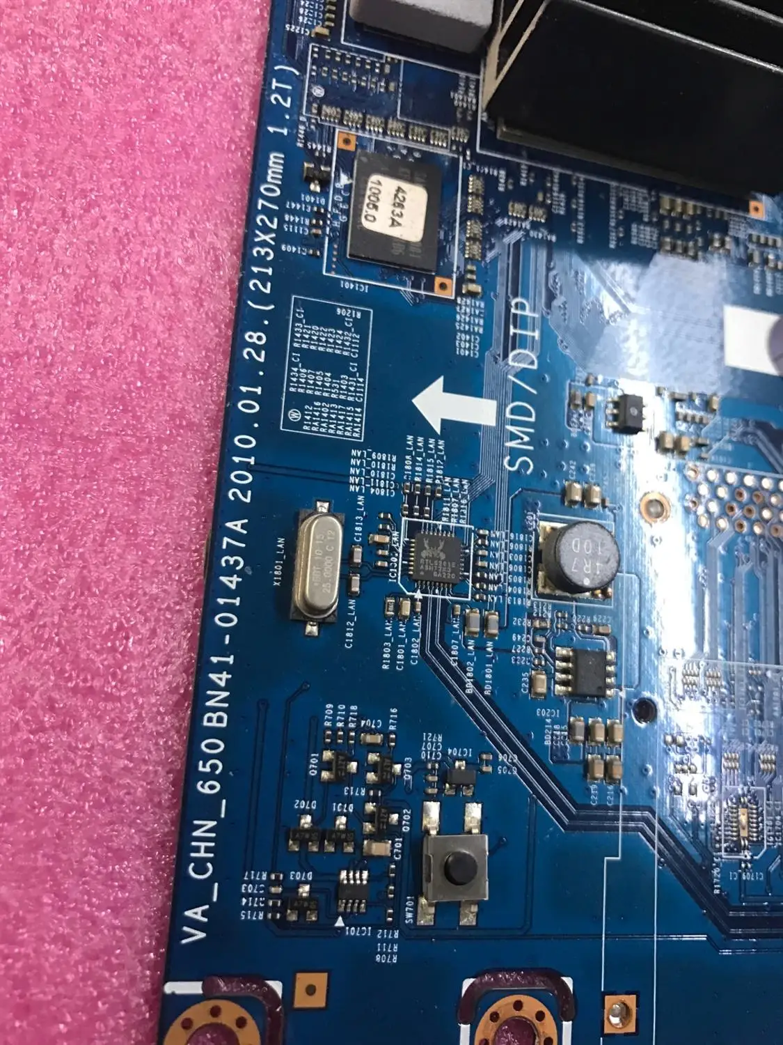 

Original LA55C630K1F motherboard BN41-01437A with screen LTF550HJ01 measured well