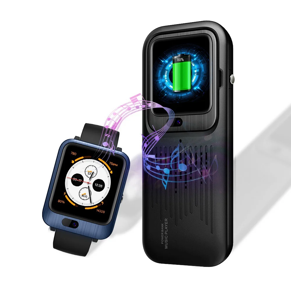 LEMFO LEM11 Смарт-часы 4G Android7.1.1 3G+ 32G поддержка камеры Wi-Fi gps с 1200mah power Bank беспроводной Bluetooth динамик - Цвет: Синий
