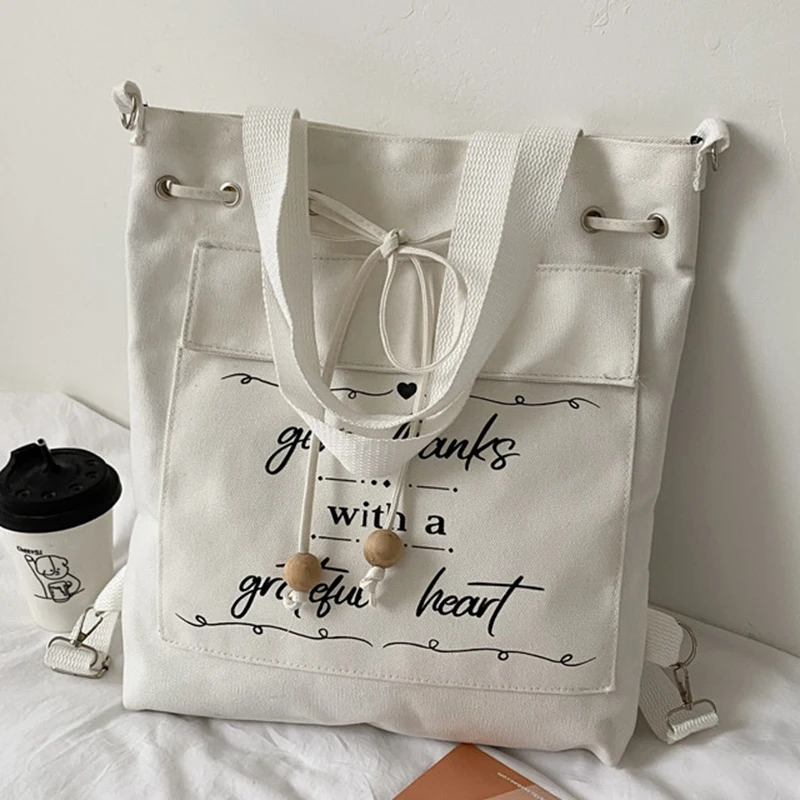 

Модная Холщовая Сумка через плечо для женщин, дамская сумочка для покупок, дорожный мессенджер для девушек, тоут с надписью