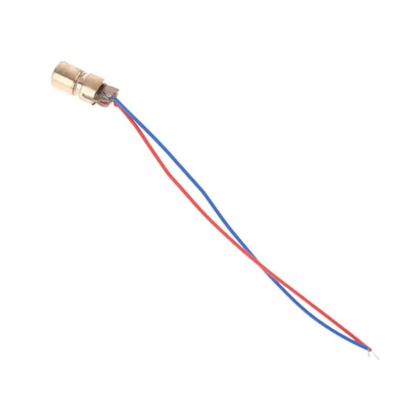 

10Pcs 6mm 5V Tube Dot Diode Module Copper Head Mini Pointer Adjustable Equipment