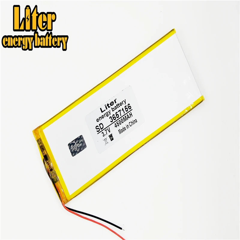 3 7 v 4500mah 3657156 3555155 (полимерная литий ионная батарея) батарея для планшетного ПК gps mp3