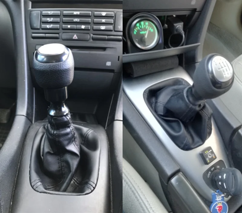 Кожаный чехол с рычагом переключения передач для SAAB 93 9-3 SS 2003 2004 2005-2012 аксессуары