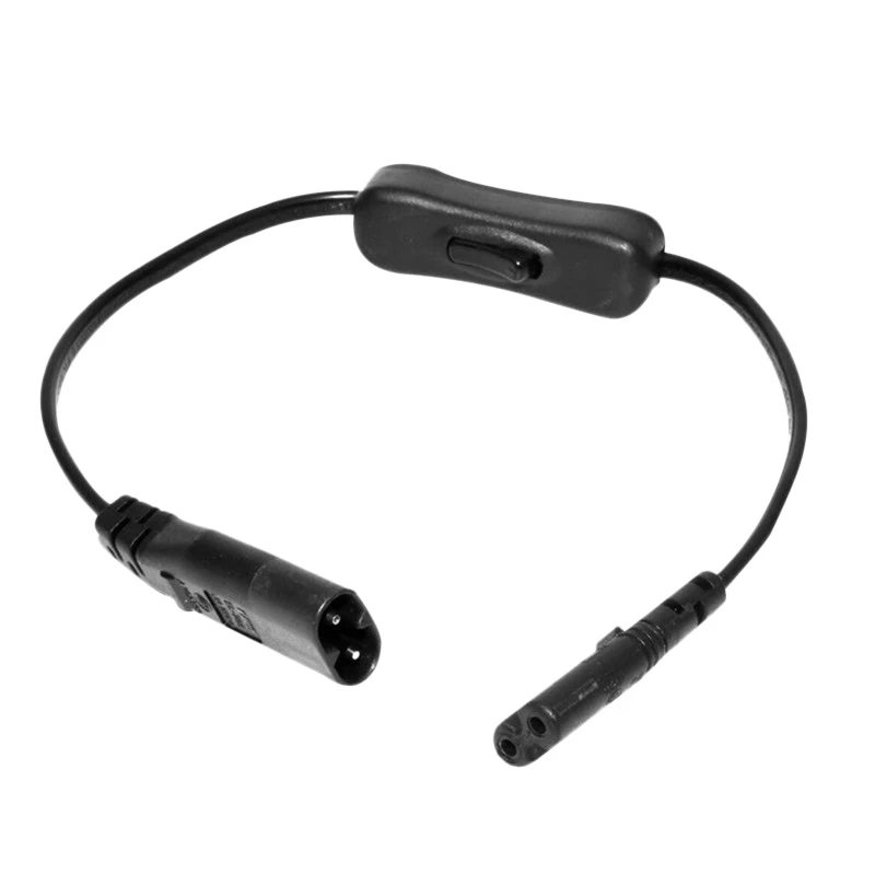 

Power Extension Cord, Iec320 C7 to C8 Power Adapter Extension Cord with Switch Control with "8" Interface