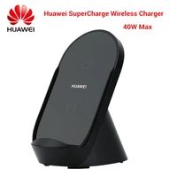 Original Huawei SuperCharge Wireless Charger Stand 40W Max Vertical Desktop CP62 For P40 Pro Mate Pro Wireless Charger