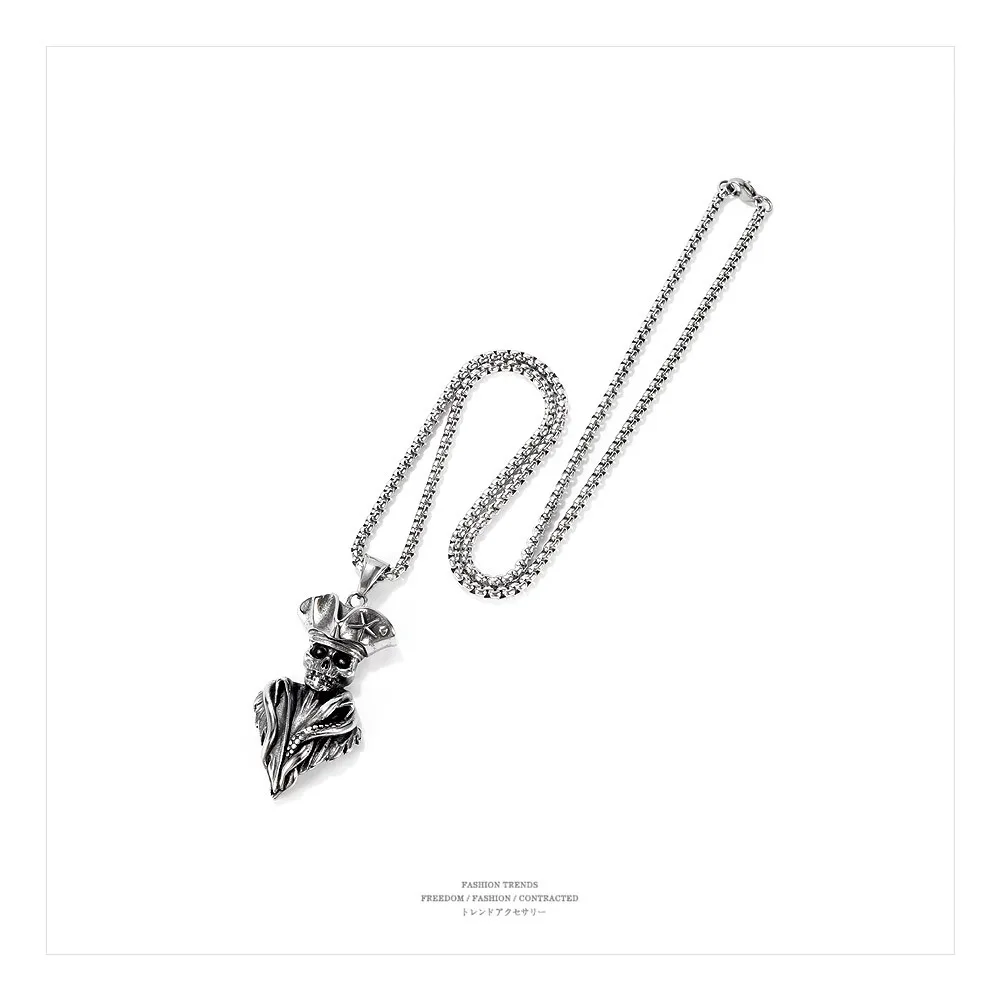Мужское колье из нержавеющей стали Пиратская модель модное женское ожерелье