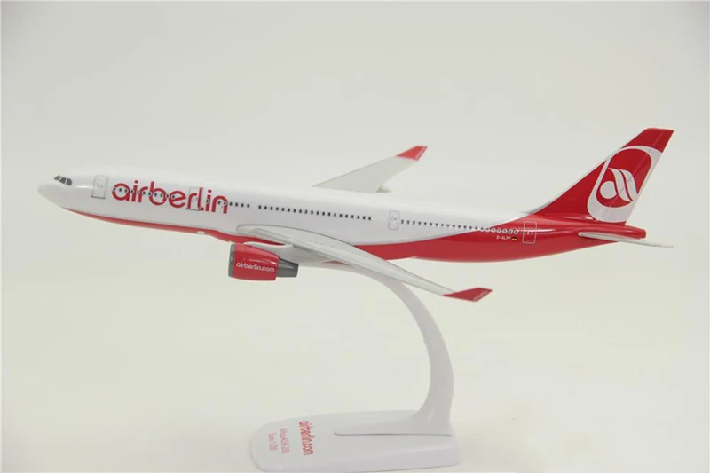 30 см масштаб 1/200 Airbus A330-200 модель Air Берлинская авиакомпания воздушный путь с основанием Смола самолет Коллекционная демонстрационная игрушка Коллекция