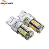 amywnter t20 w215w 12v w16w 7443 led dual light function wy21w yellow white auto brake bulbs red car source