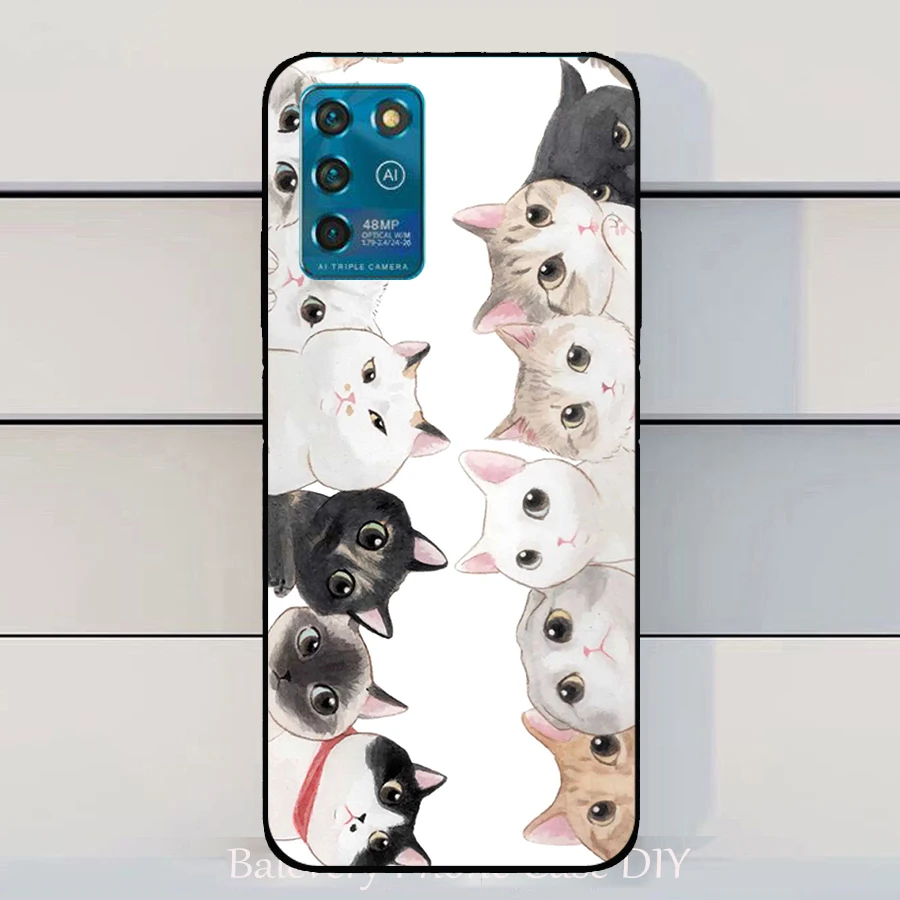 Чехол для ZTE Blade V30 волк силиконовые ТПУ чехлы Vita кошка животное чехол телефона |