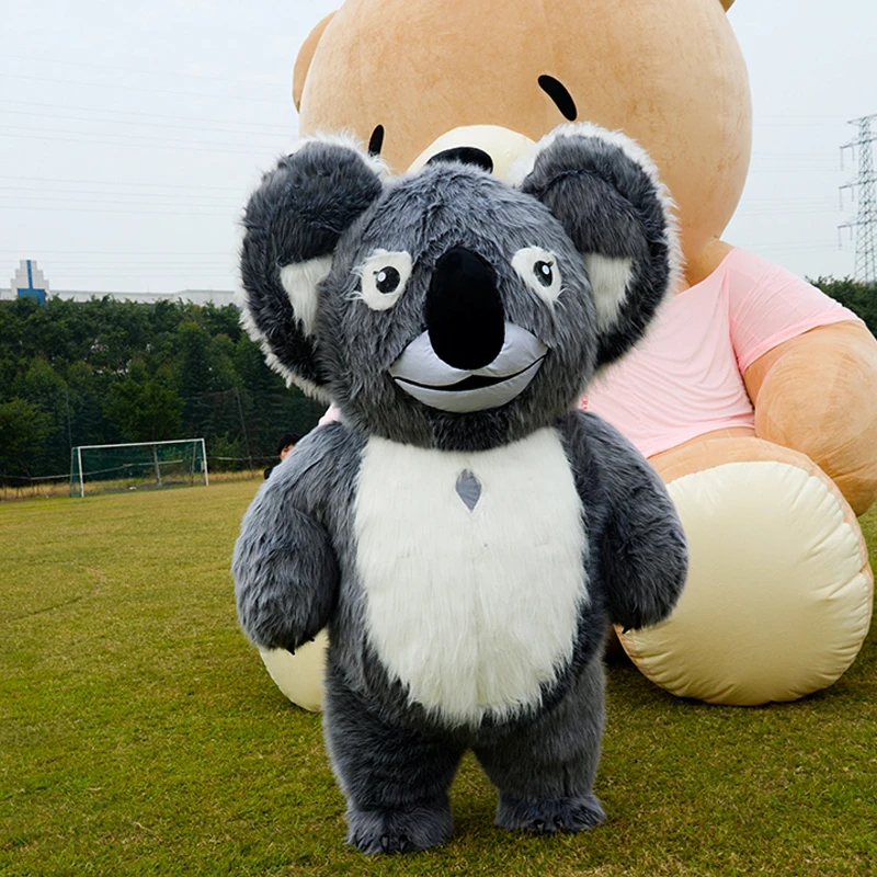 Надувной костюм талисман Koala для косплея вечеринки рекламы карнавала Хэллоуина