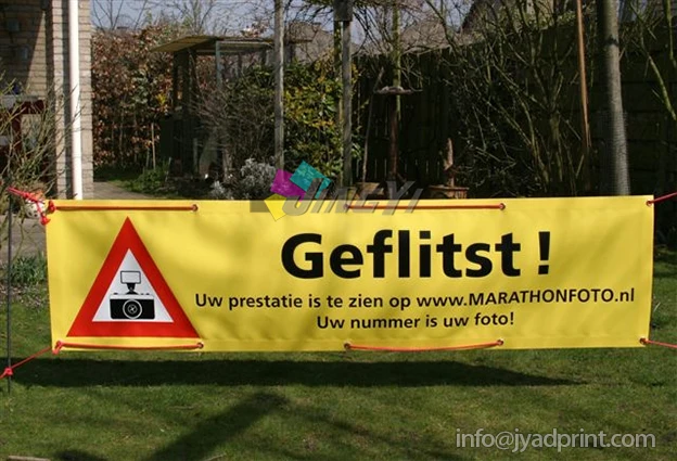 Пользовательский полноцветный Печатный наружный ПВХ Виниловый рекламный