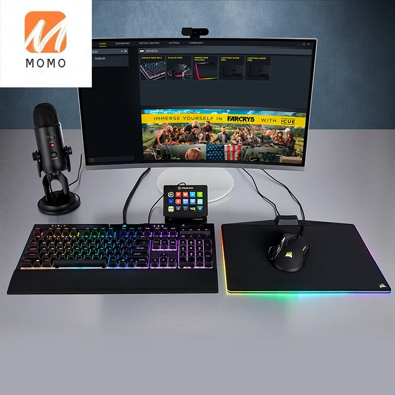 

K70 RGB Mechanical Keyboard and Mouse Red Suit/Green/Tea/Short/Silver Axis E-Sports