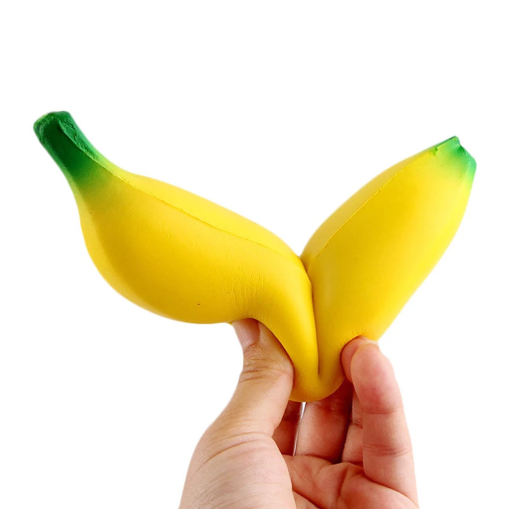 

Simulation Ice Banana Relieve Stress Toys PU SLow Rising Fun Squeeze Healing Toy For Kids Adults Home Accessories Decorations