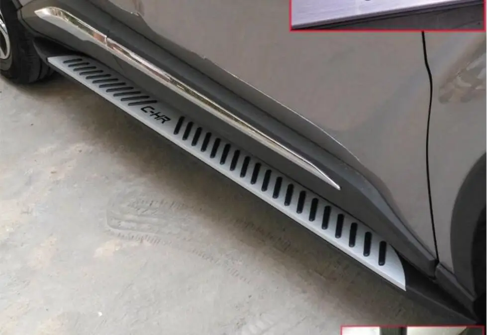 Автомобильные подножки Боковые педали новые Nerf подходят для TOYOTA C HR CHR 2017