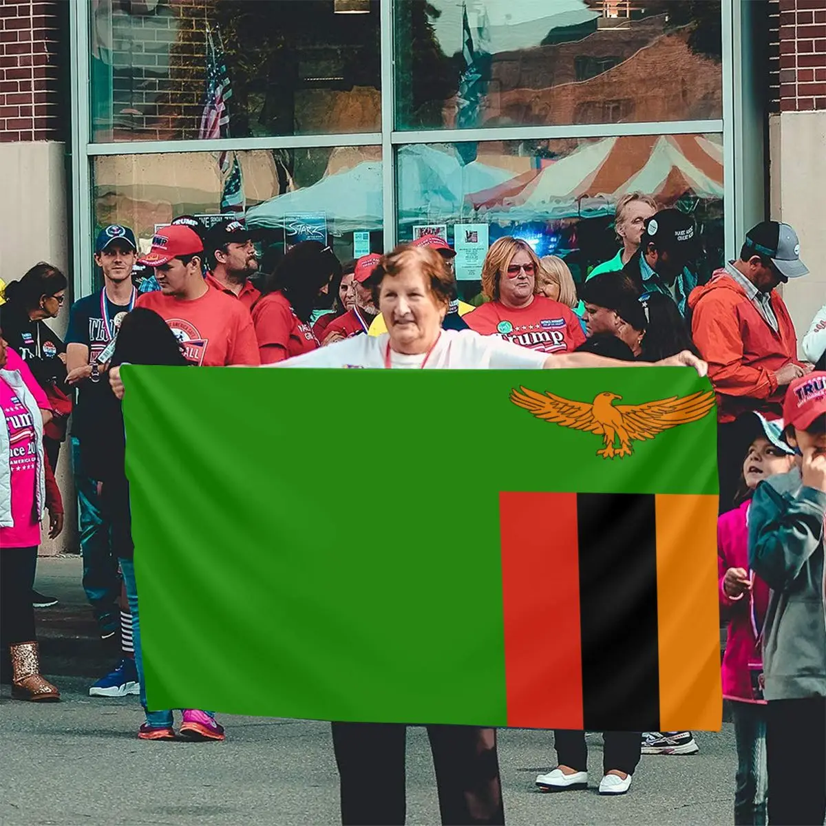 

90x150cm Zambia Flag National Polyester Banner Flying Flag All Over The World Worldwide Outdoor
