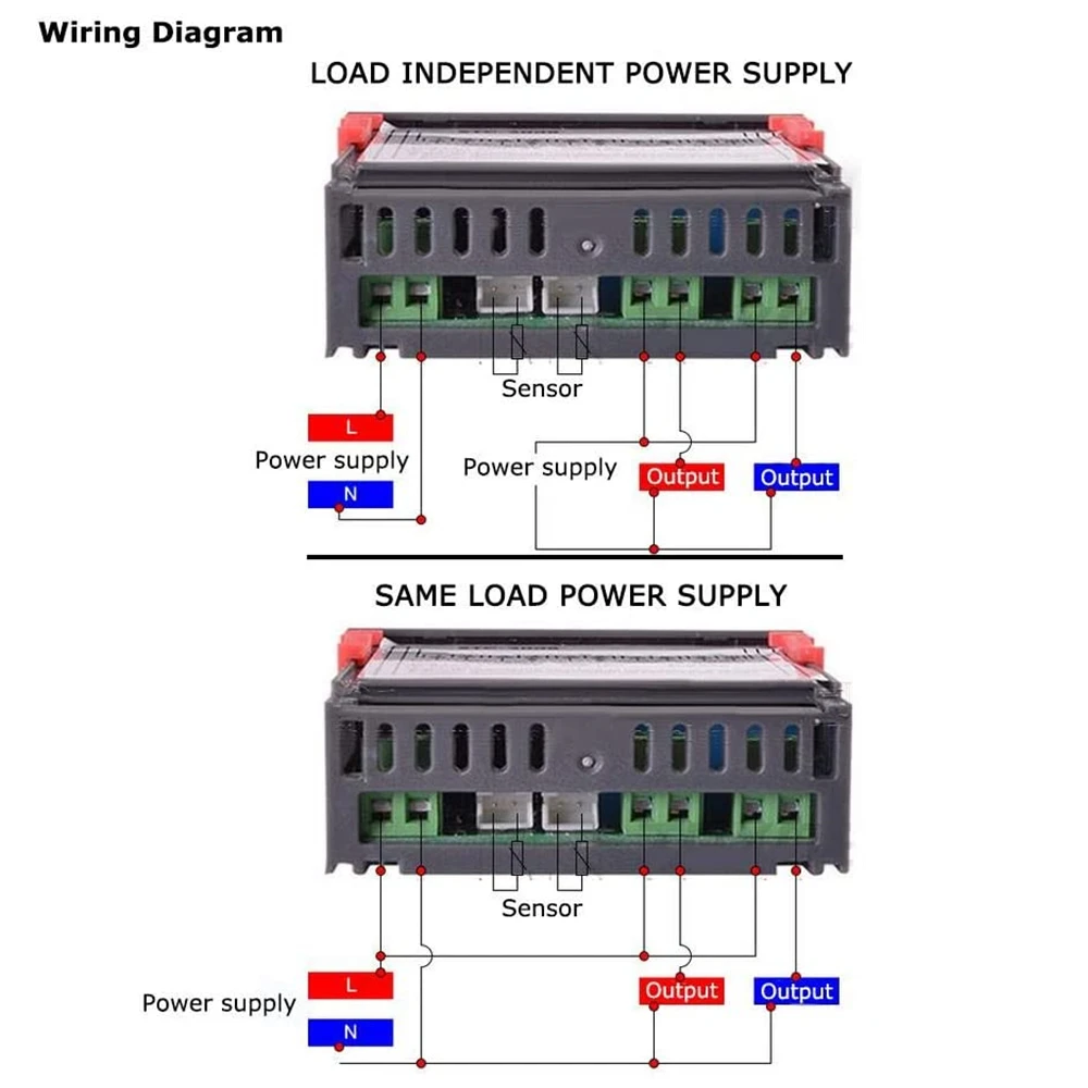Цифровой Регулятор Температуры STC-3008 Термостат С Двумя Релейными Выходами Для