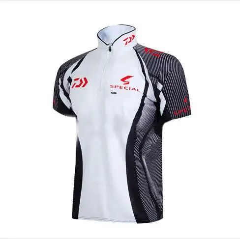 

New Brand Fishing Shirt Short Sleeves Breathable Quick-dry Anti-UV Summer Fishing Clothes Outdoor Sport Dawa Fishing T Shirt