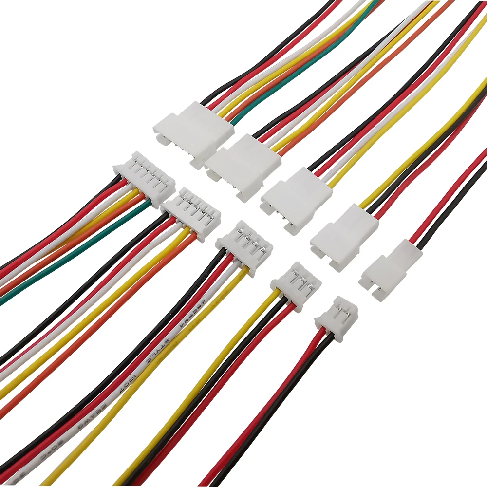 2/5/10 Пара Micro JST PH2.0 PH2 2p 3p 4p 5p 6p Штекерный гнездовой соединительный кабель PH 2 0