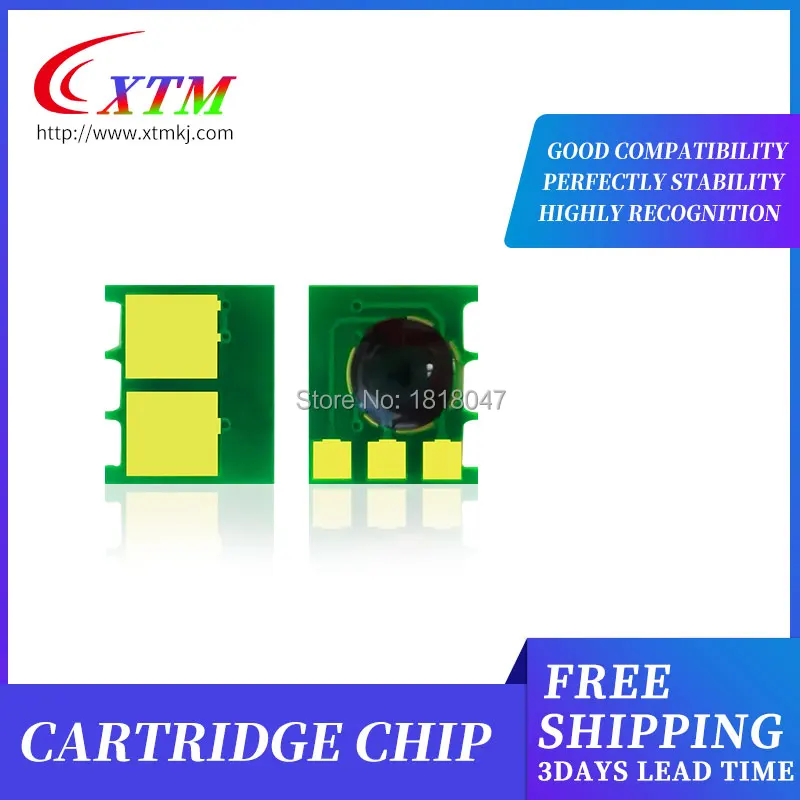 Совместимый чип тонера CB540A CB541A CB542A CB543A 40A 41A 43A 42A для лазерного принтера HP CP1210 CP1215