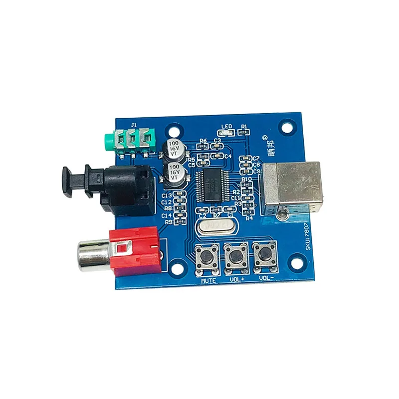UNISIAN PCM2706 Hi Fi звуковая карта с интерфейсом USB PC сигнала Вход коаксиальный