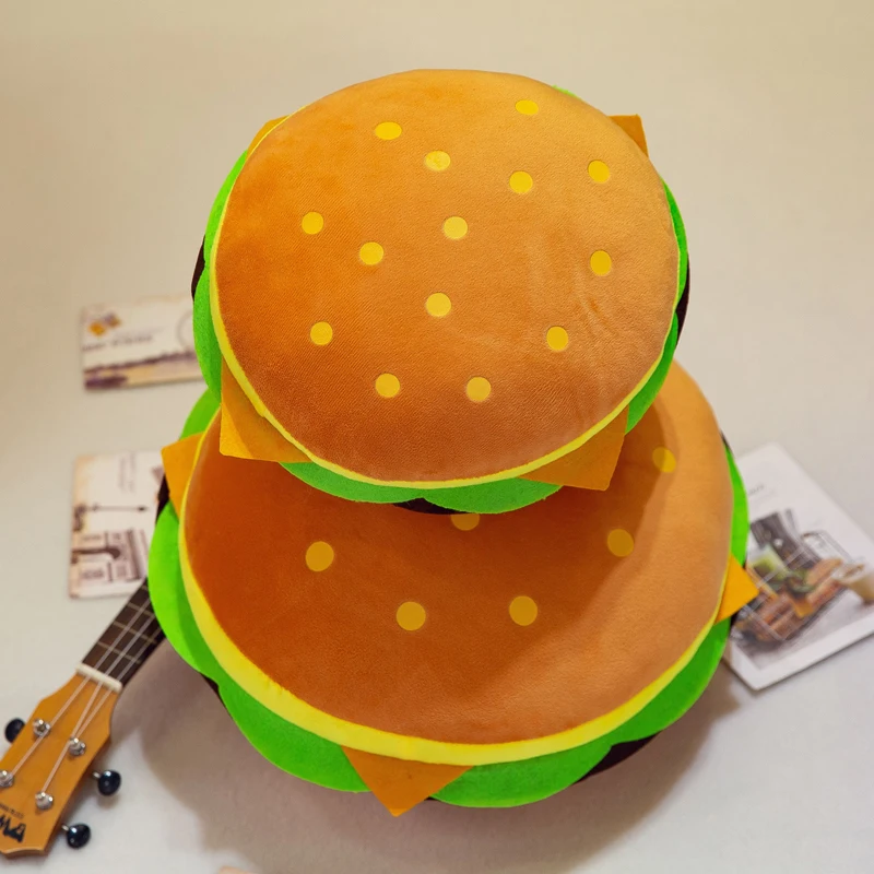 40 см оригинальная подушка для гамбургера плюшевая офиса бургера симпатичная