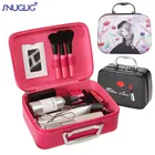 Брендовый PU косметический чехол для женщин, профессиональные сумки для макияжа, органайзер для путешествий, чехол, косметическая необходимая коробка косметолога для хранения макияжа