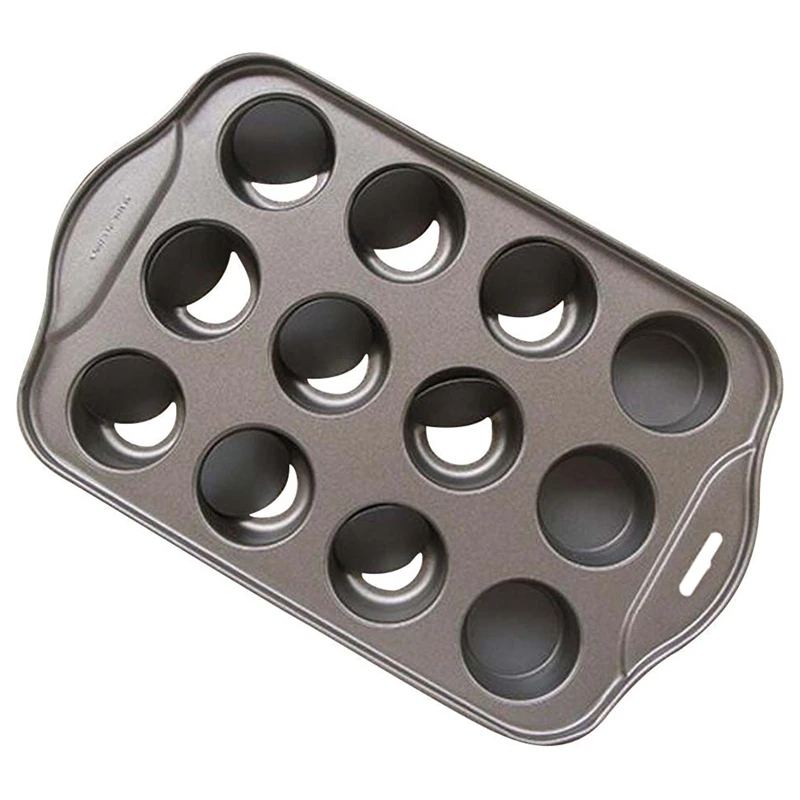 

12 Cavity Mini Cheesecake Pan with 12 Pieces Removable Bottom